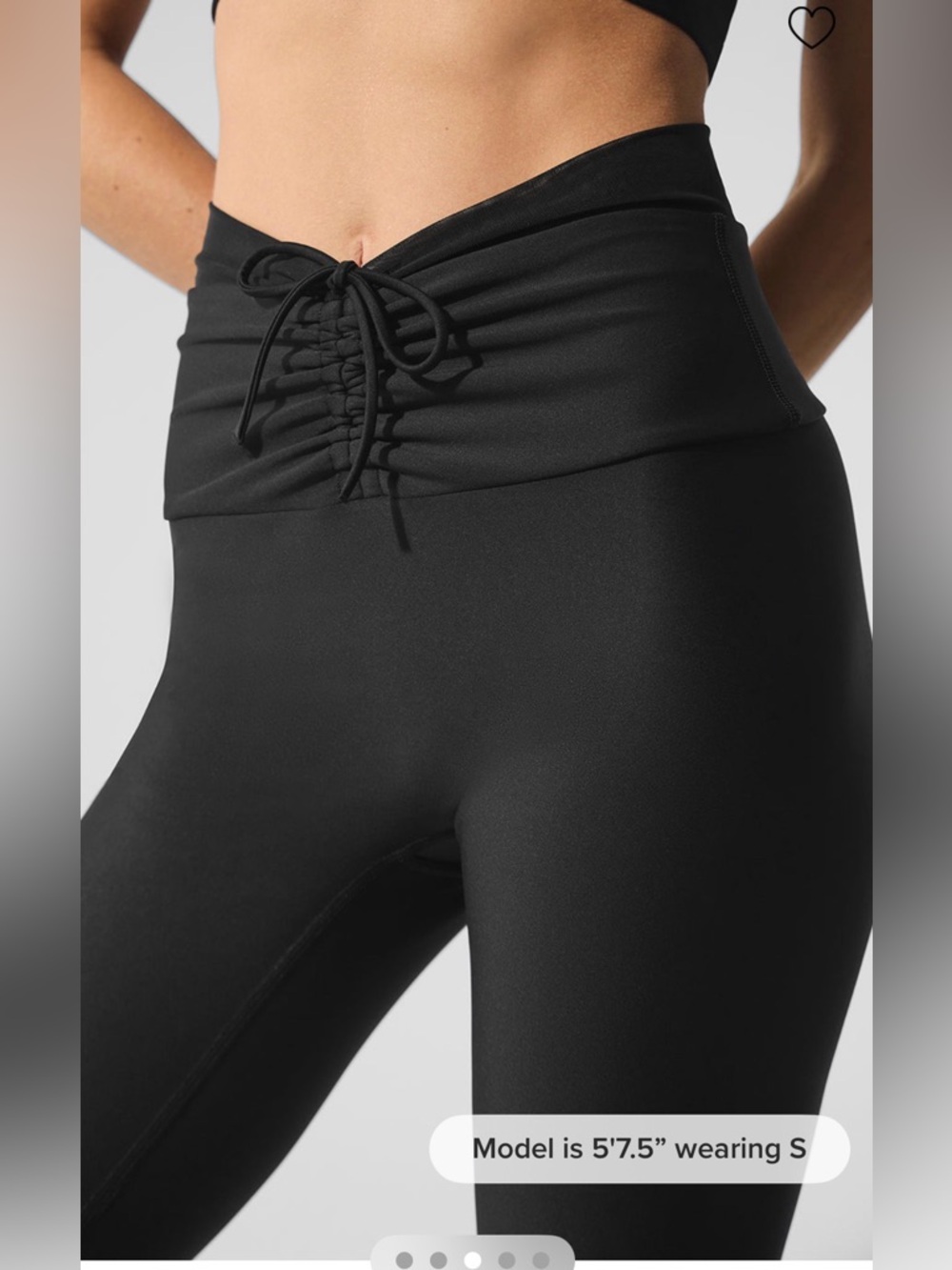 Alo Airlift Mesh High-Waist Divine Capri